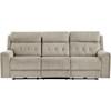 Celeste Power Reclining Fabric Sofa (9670TP-3PWH) image 2