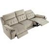 Celeste Power Reclining Fabric Sofa (9670TP-3PWH) image 4