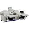 Ronan Reclining Fabric Sofa (8455GRY-3) image 4