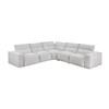 Phoebe Power Reclining Fabric 5 pc Sectional (8414GRY*5LRRRPWH) image 3