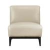 Houghton Stationary Leather Accent Chair (1129BEG-1) image 1