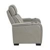 Apex Power Leather Match Recliner (8449GY-1PWHM) image 3