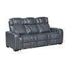 Apex Power Reclining Leather Match Sofa (8449BU-3PWHM) image 2