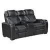 Apex Power Reclining Leather Match Loveseat with Console (8449BK-2PWHM) image 2