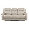 Gainesville Reclining Leather Look Sofa (8560PT-3) image 1