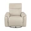 Hadley Swivel Glider Leather Match Recliner (9144TP-1) image 1