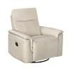 Hadley Swivel Glider Leather Match Recliner (9144TP-1) image 2