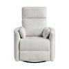 Tinley Swivel Glider Fabric Recliner (9555BEG-1SW) image 1