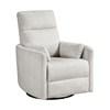 Tinley Swivel Glider Fabric Recliner (9555BEG-1SW) image 2