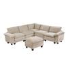 Dublin Fabric 6 pc Sectional (8450TPE*64ACCROT) image 1