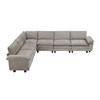Dublin Fabric 6 pc Sectional (8450PWT*65ACCR) image 2