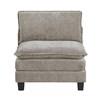 Dublin Fabric 6 pc Sectional (8450PWT*65ACCR) image 5