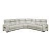 Fairway Power Reclining Leather Look 3 pc Sectional (9516TPES*33L3RPWH) image 1