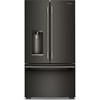 36-inch, 23.1 cu. ft. Counter-Depth French 3-Door Refrigerator with External Water and Ice Dispensing System (KRFC536SBE) image 1
