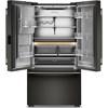 36-inch, 23.1 cu. ft. Counter-Depth French 3-Door Refrigerator with External Water and Ice Dispensing System (KRFC536SBE) image 2