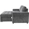Casa Sienna Fabric Sofabed (Chapin Media Sleeper - Dark Grey) image 4