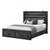 Queen Panel Bed with Storage (I 5217Q) image 2