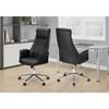 I 7344 Office Chair - Black Leather-Look image 1