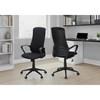 I 7354 Office Chair - Black/Black Fabric image 1