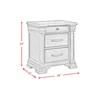 Kings Court 3-Drawer Nightstand (B.10315.NS) image 10