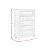 Whit-Ash 5-Drawer Chest (B-11360-3-CH1) image 11