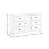 Kona 6-Drawer Dresser (B-9340-7-DR) image 11