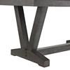 Everdeen Dining Table with Faux Marble Top and Trestle Base (D-4930-7-DT) image 9