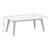 Marlene Dining Table with Faux Marble Top (D-15850-8-DT) image 10