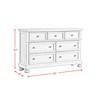 Kingston 7-Drawer Dresser (KT600DR-S) image 7