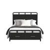 Ridgemont Full Panel Bed with Storage (B-14440-8W-FSB) image 2
