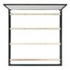 Versailles Contemporary King Panel Bed (B-3690-8W-KB1) image 4