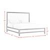 Versailles Contemporary King Panel Bed (B-3690-8W-KB1) image 9