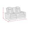 Lantana Power Reclining Fabric Loveseat (U-13660-10562-285PP) image 8