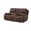 Atlantis Power Reclining Fabric Loveseat with Console (U-5230-8640-285PP) image 1