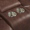 Atlantis Power Reclining Fabric Loveseat with Console (U-5230-8640-285PP) image 14