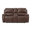 Atlantis Power Reclining Fabric Loveseat with Console (U-5230-8640-285PP) image 4