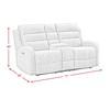 Avanti Power Reclining Fabric Loveseat with Console (U-5260-8650-285PP) image 13