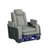Lantana Power Fabric Recliner (U-13660-10562-105PP) image 2