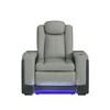 Lantana Power Fabric Recliner (U-13660-10562-105PP) image 3