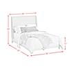 Westland Queen Upholstered Panel Bed (B-13000-6-QUB) image 9