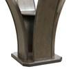 Round Dapper Counter Height Dining Table with Glass Top and Pedestal Base (DPR300RCDTTB) image 7