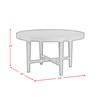 Round Versailles Contemporary Dining Table with Pedestal Base (D-3690-6-RDT) image 8