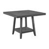 Square Seneca Counter Height Dining Table with Pedestal Base (D-7670-3-CT) image 1