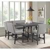 Square Seneca Counter Height Dining Table with Pedestal Base (D-7670-3-CT) image 4