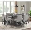 Square Seneca Counter Height Dining Table with Pedestal Base (D-7670-3-CT) image 6