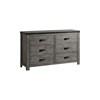 Wade 6-Drawer Kids Dresser (WE650DR) image 1
