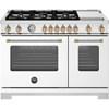 Cuisinière amovible à biénergie de 48 pouces avec plaque chauffante (MAS486GDFMBG) image 1