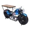 Glory Days 2323-RWB Roadie Vintage Motorcycle Bar Table - Vintage Red, White, and Blue image 3