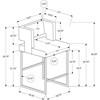 Counter Height Stool (I 1249) image 3