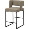 Counter Height Stool (I 1250 Bar Stool - Brown/ Black Metal) image 2